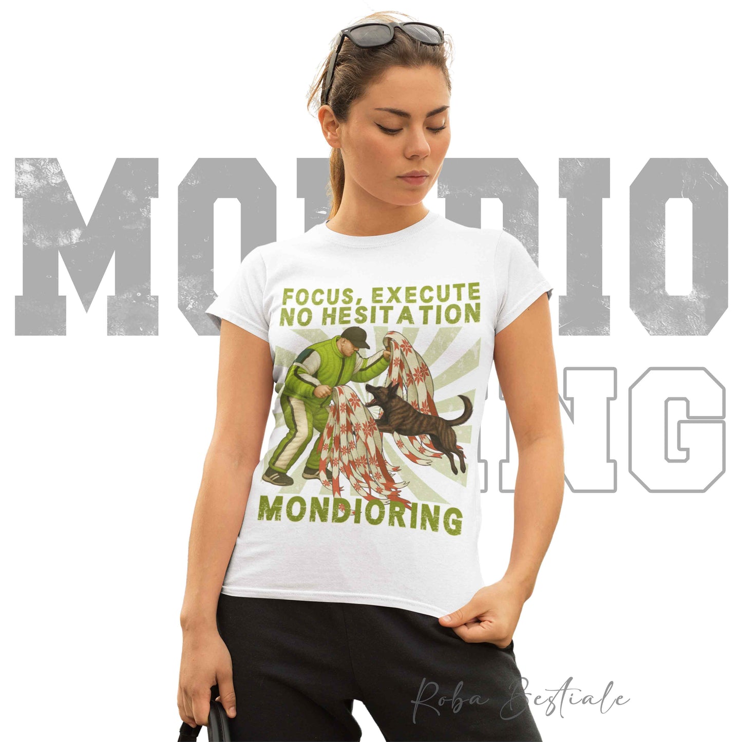 T-Shirt MONDIORING4 - PASTORE OLANDESE a Pelo Corto - Uomo o Donna - dalla XS alla 5XL
