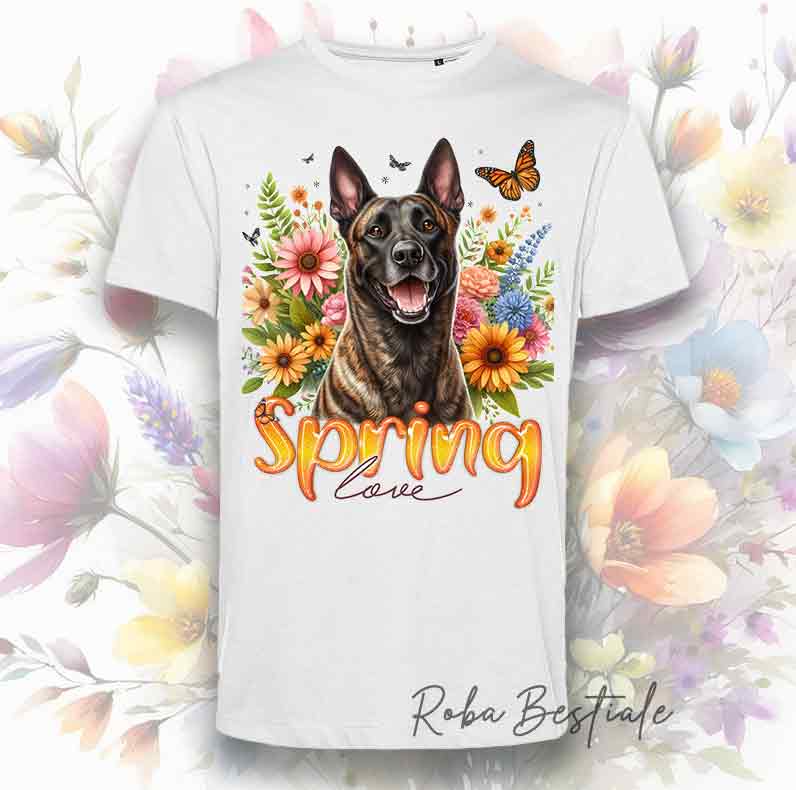 SPRING LOVE T-Shirt - SHORT-HAIRED DUTCH SHEPHERD