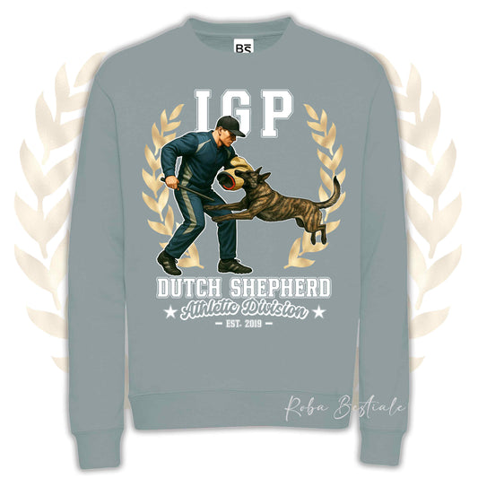 Felpa Invernale IGP ATTACK - PASTORE OLANDESE - Girocollo, Unisex, in tanti colori! - dalla XS alla 3XL