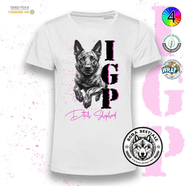T-Shirt IGP 3 - PASTORE OLANDESE a Pelo Corto
