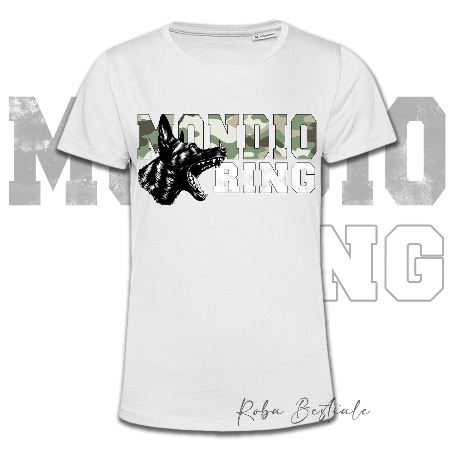 T-Shirt MONDIORING3 - PASTORE OLANDESE a Pelo Corto - Stampa in colore a scelta, Uomo o Donna - dalla XS alla 5XL