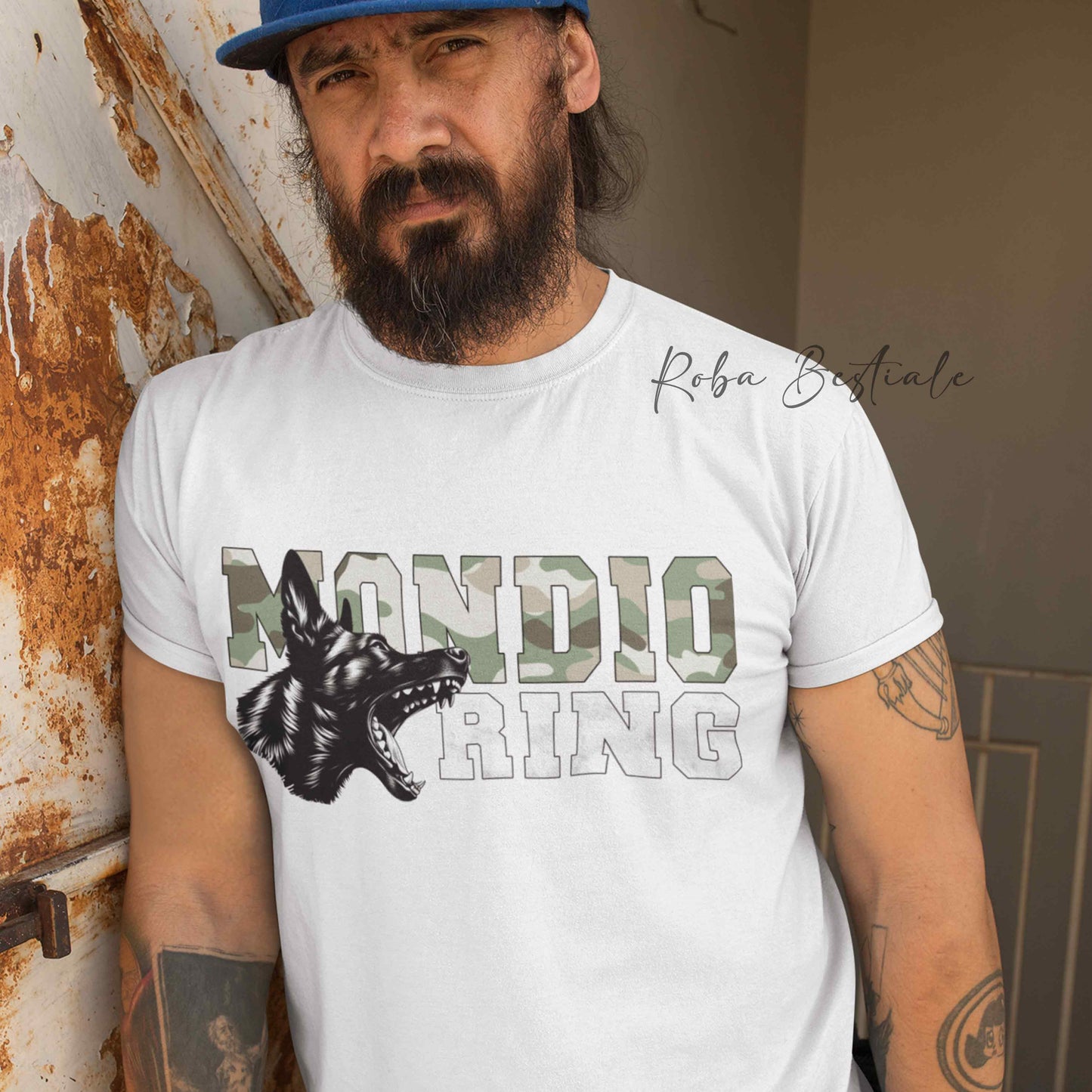 T-Shirt MONDIORING3 - PASTORE OLANDESE a Pelo Corto - Stampa in colore a scelta, Uomo o Donna - dalla XS alla 5XL