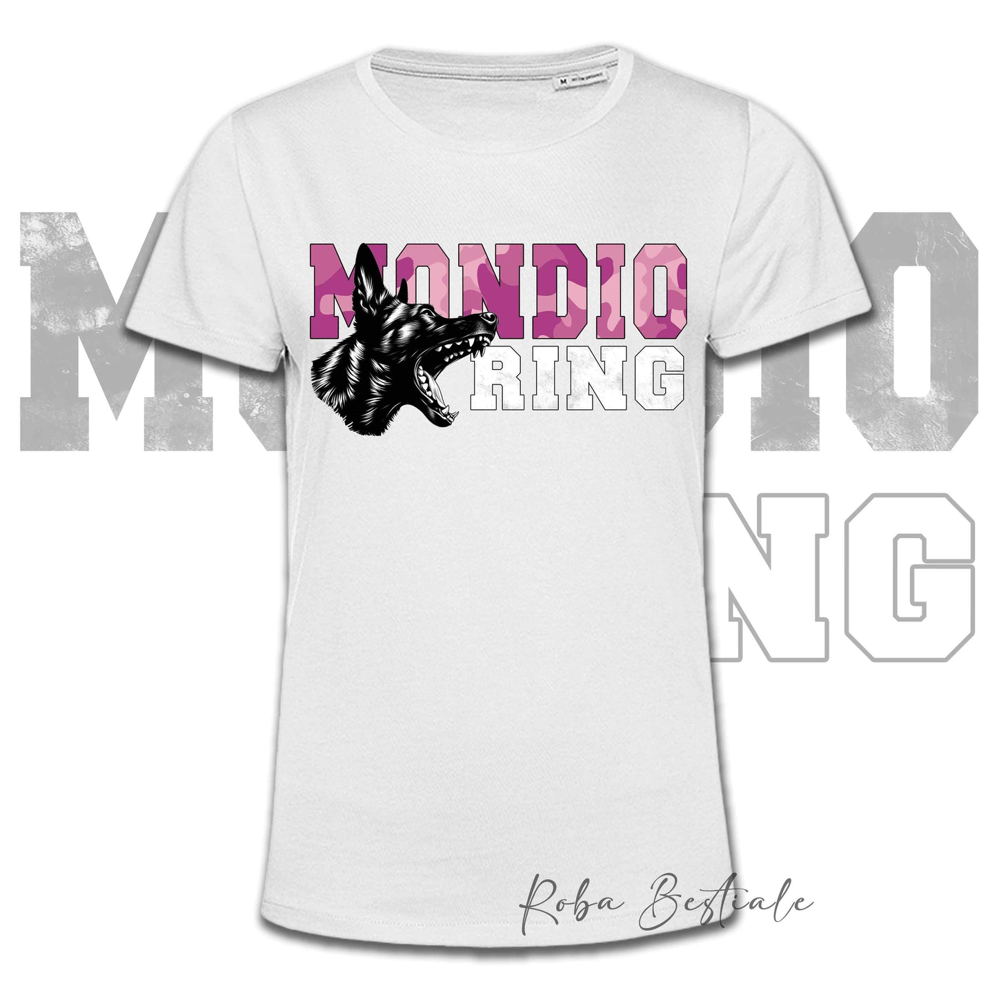 T-Shirt MONDIORING3 - PASTORE OLANDESE a Pelo Corto - Stampa in colore a scelta, Uomo o Donna - dalla XS alla 5XL