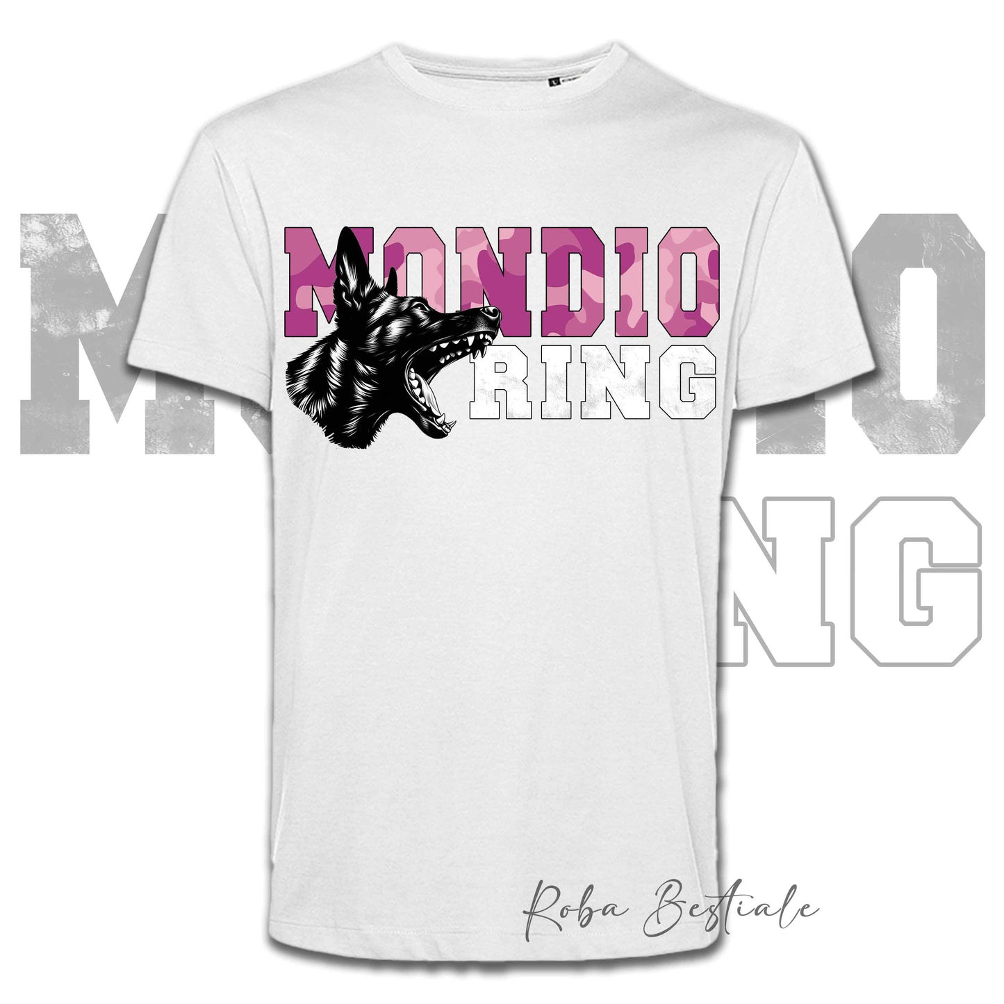 T-Shirt MONDIORING3 - PASTORE OLANDESE a Pelo Corto - Stampa in colore a scelta, Uomo o Donna - dalla XS alla 5XL