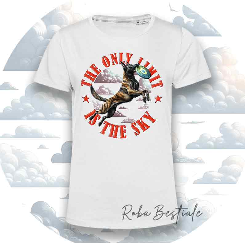 T-Shirt SKY LIMIT - PASTORE OLANDESE a Pelo Corto