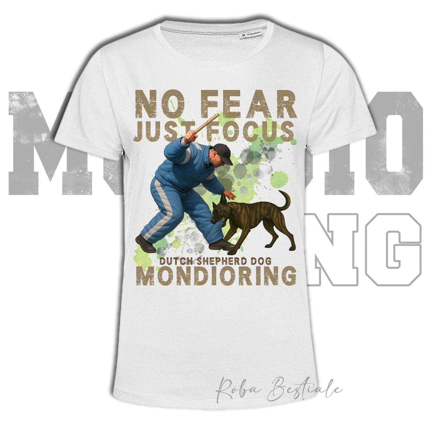 T-Shirt MONDIORING2 - PASTORE OLANDESE - Uomo o Donna - dalla XS alla 5XL