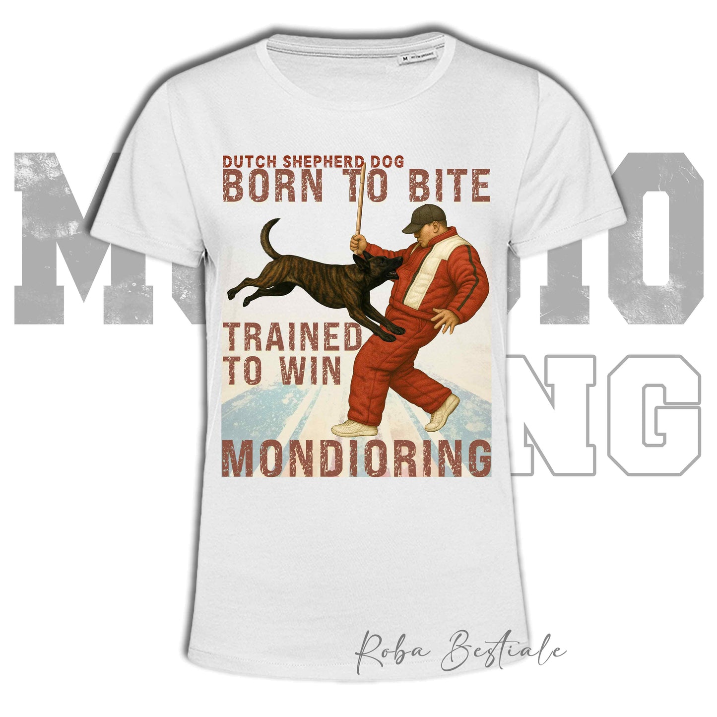 T-Shirt MONDIORING1 - PASTORE OLANDESE a Pelo Corto - Uomo o Donna - dalla XS alla 5XL
