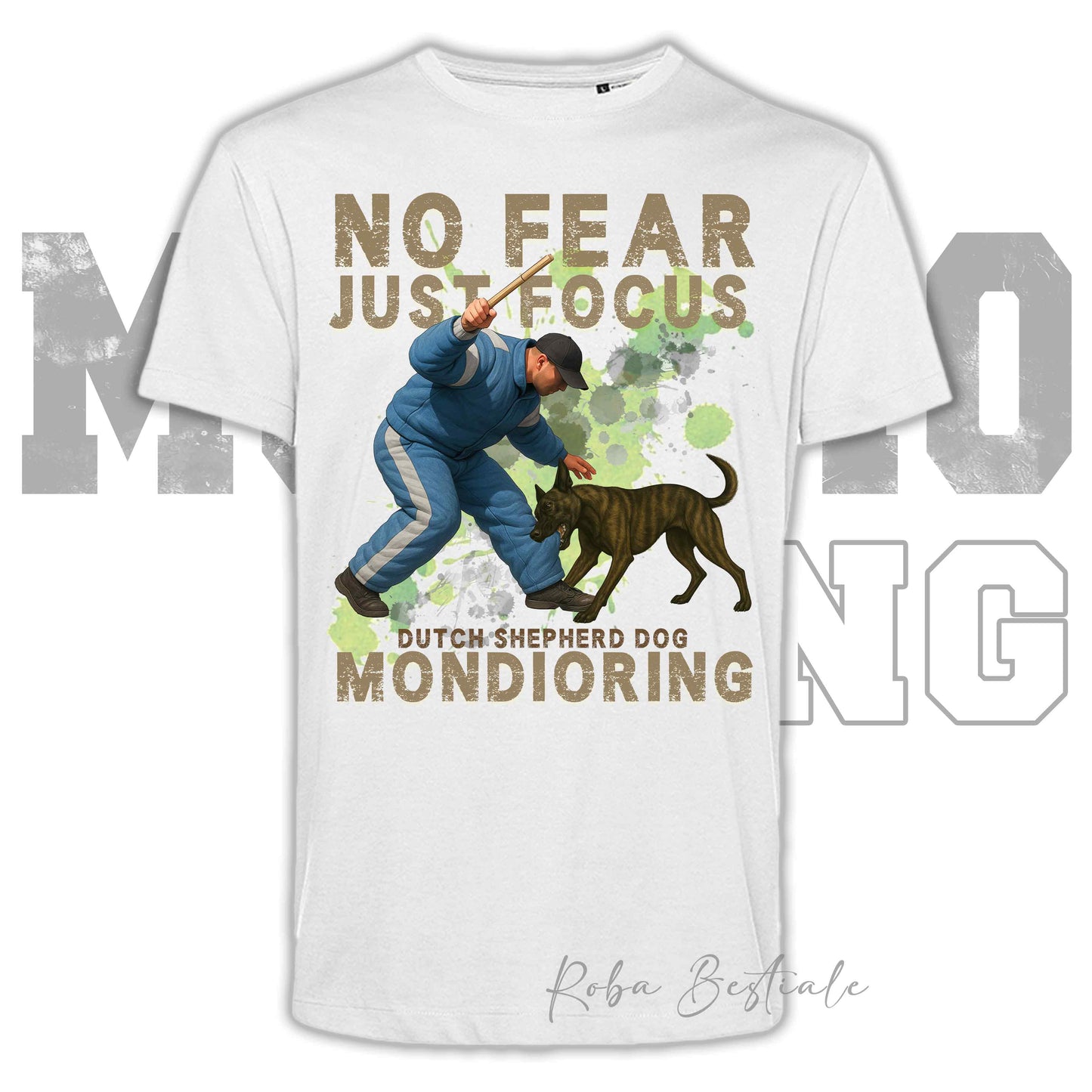 T-Shirt MONDIORING2 - PASTORE OLANDESE - Uomo o Donna - dalla XS alla 5XL