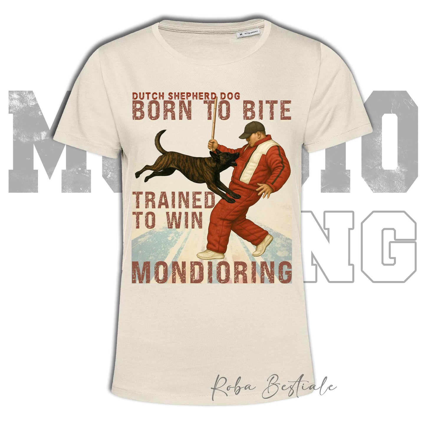 T-Shirt MONDIORING1 - PASTORE OLANDESE a Pelo Corto - Uomo o Donna - dalla XS alla 5XL