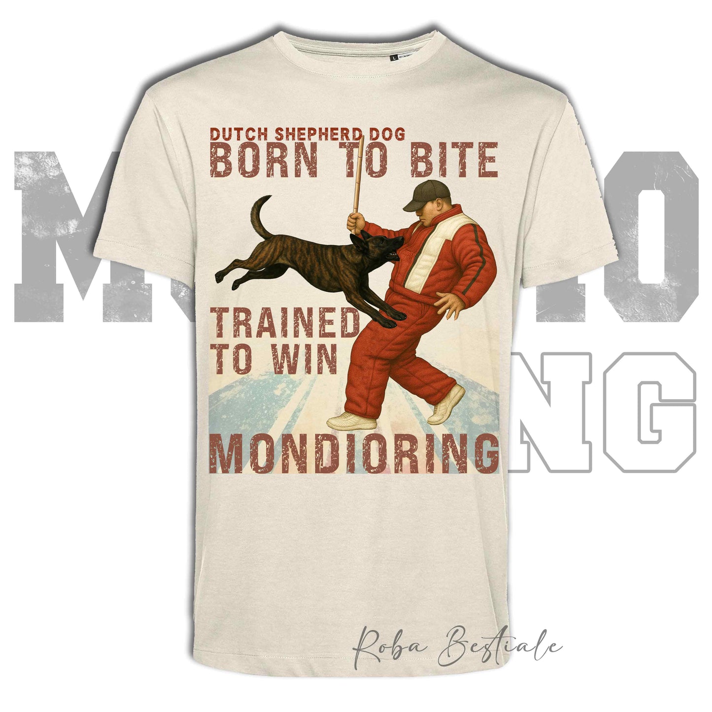 T-Shirt MONDIORING1 - PASTORE OLANDESE a Pelo Corto - Uomo o Donna - dalla XS alla 5XL