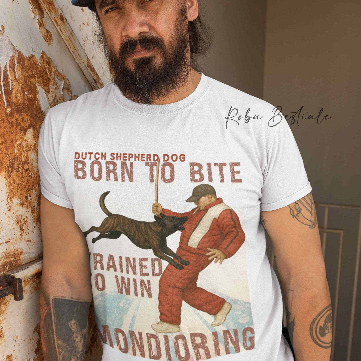 T-Shirt MONDIORING1 - PASTORE OLANDESE a Pelo Corto - Uomo o Donna - dalla XS alla 5XL