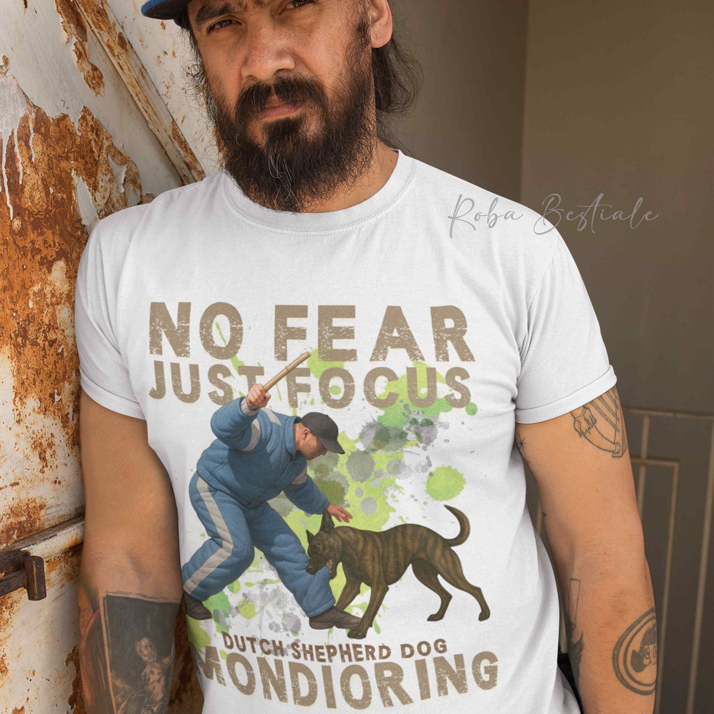 T-Shirt MONDIORING2 - PASTORE OLANDESE - Uomo o Donna - dalla XS alla 5XL