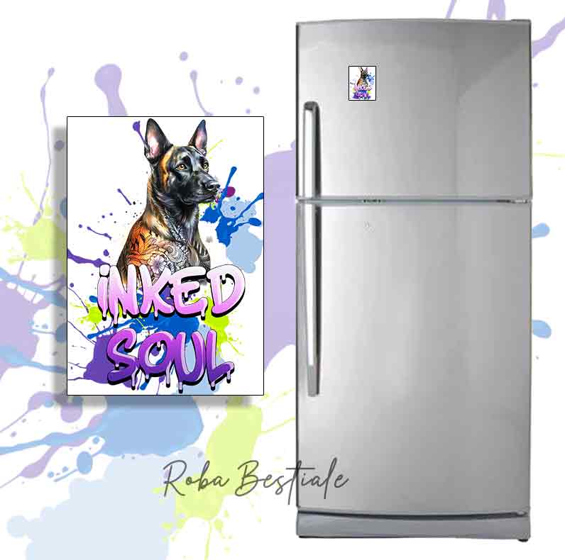 Magnet INKED SOUL - DUTCH SHEPHERD SHORT HAIR