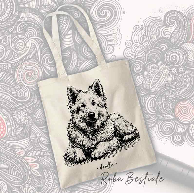 DOODLE Shopper - WHITE SWISS SHEPHERD