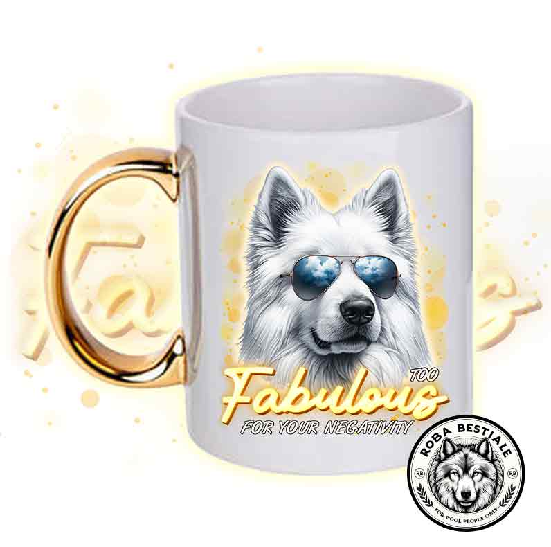 Tazza TOO FABULOUS - PASTORE SVIZZERO BIANCO