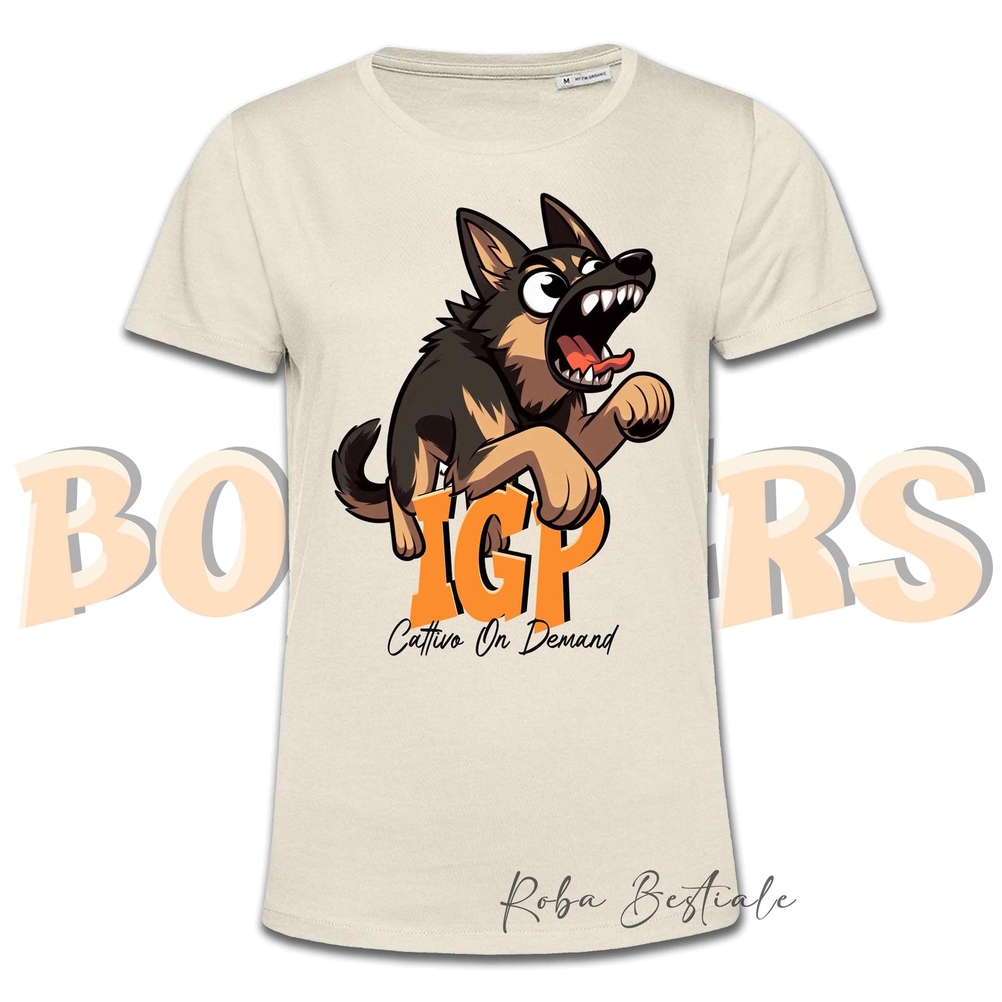 BONKERS T-Shirt - IGP - Working GERMAN SHEPHERD "Grigione" - Men or Women - XS to 5XL