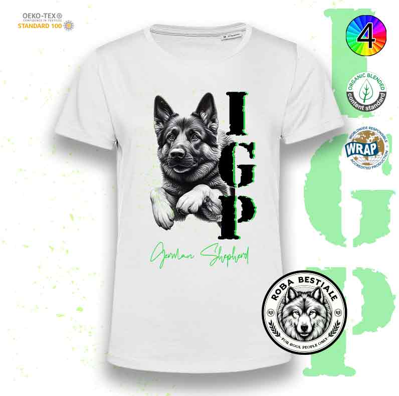 T-Shirt IGP 3 - PASTORE TEDESCO DA LAVORO "GRIGIONE"