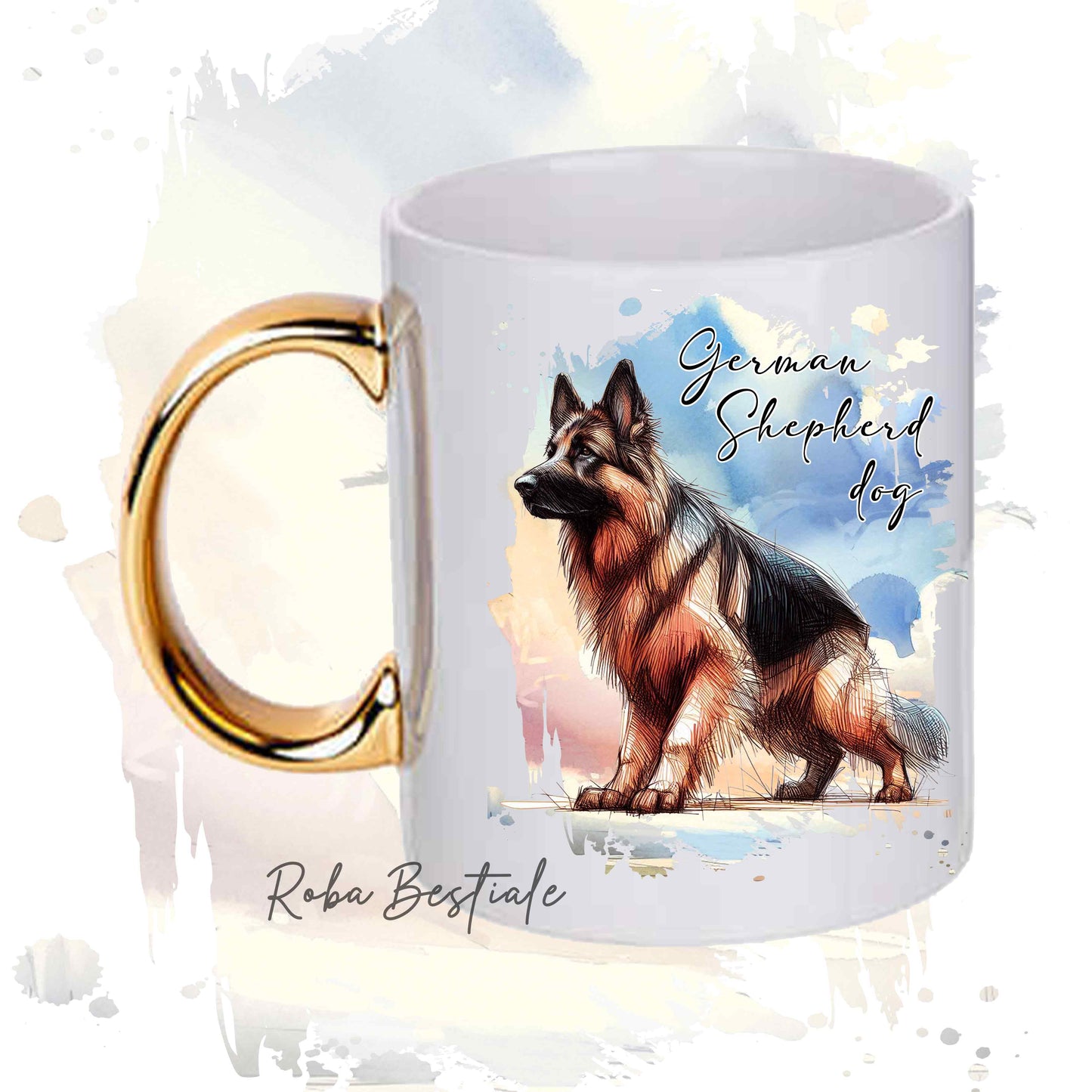 DOODLE mug - AMERICAN AKITA