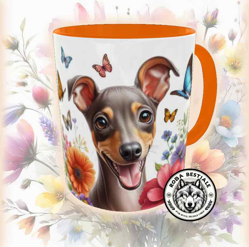 SPRING LOVE Mug - ITALIAN GREYHOUND