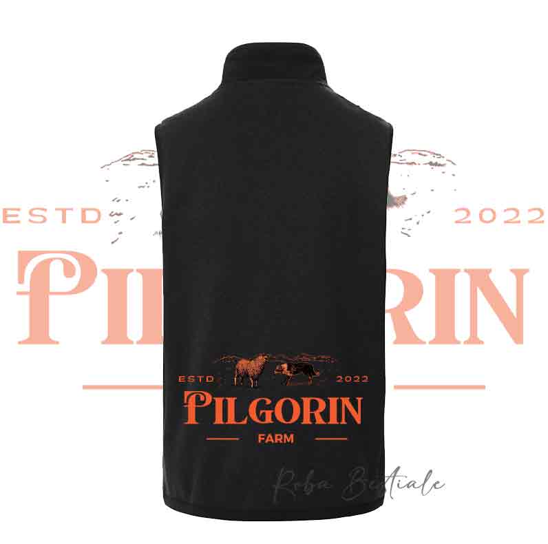 - PREVENDITA - Gilet in SoftShell PILGORIN FARM - Unisex - Nero dalla XS alla 3XL