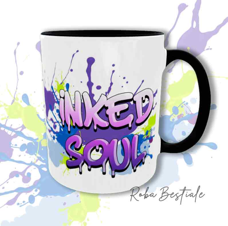 INKED SOUL Mug - CHINESE CRESTED DOG Hairless Grey