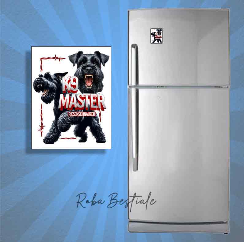 Magnete K9 MASTER - RIESENSCHNAUZER Nero