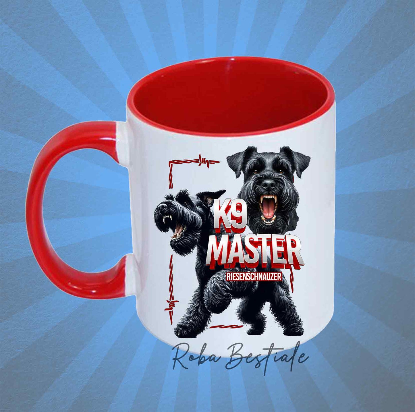 Tazza K9 MASTER - RIESENSCHNAUZER Nero