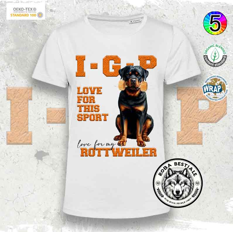 T-Shirt IGP LOVE - ROTTWEILER