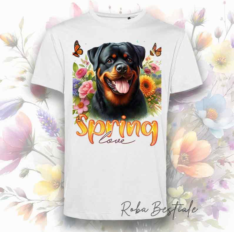 T-Shirt SPRING LOVE - ROTTWEILER