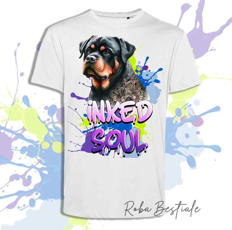 T-Shirt INKED SOUL - ROTTWEILER