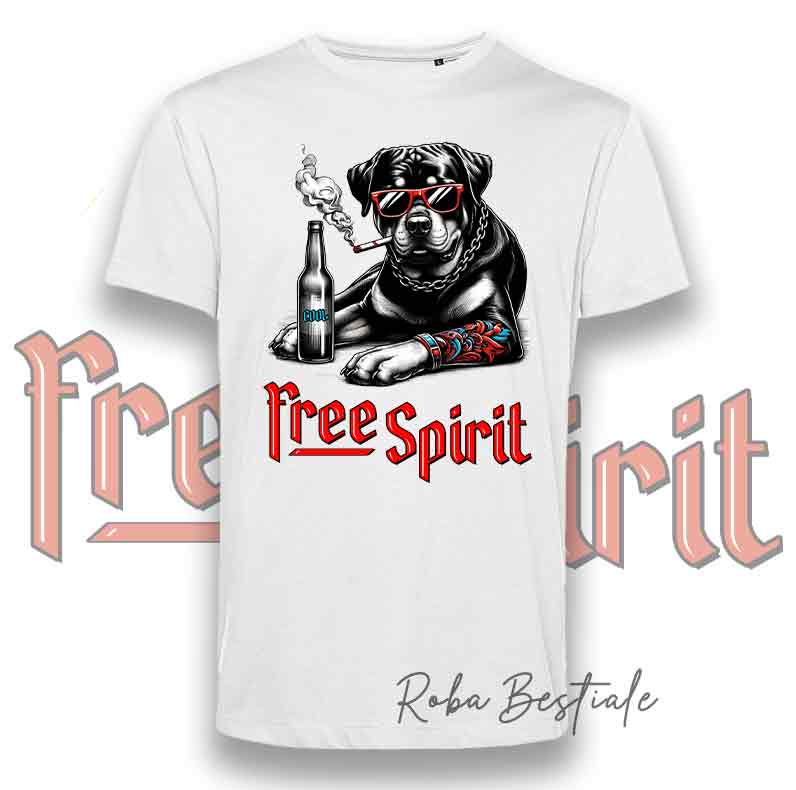 T-Shirt FREE SPIRIT - ROTTWEILER