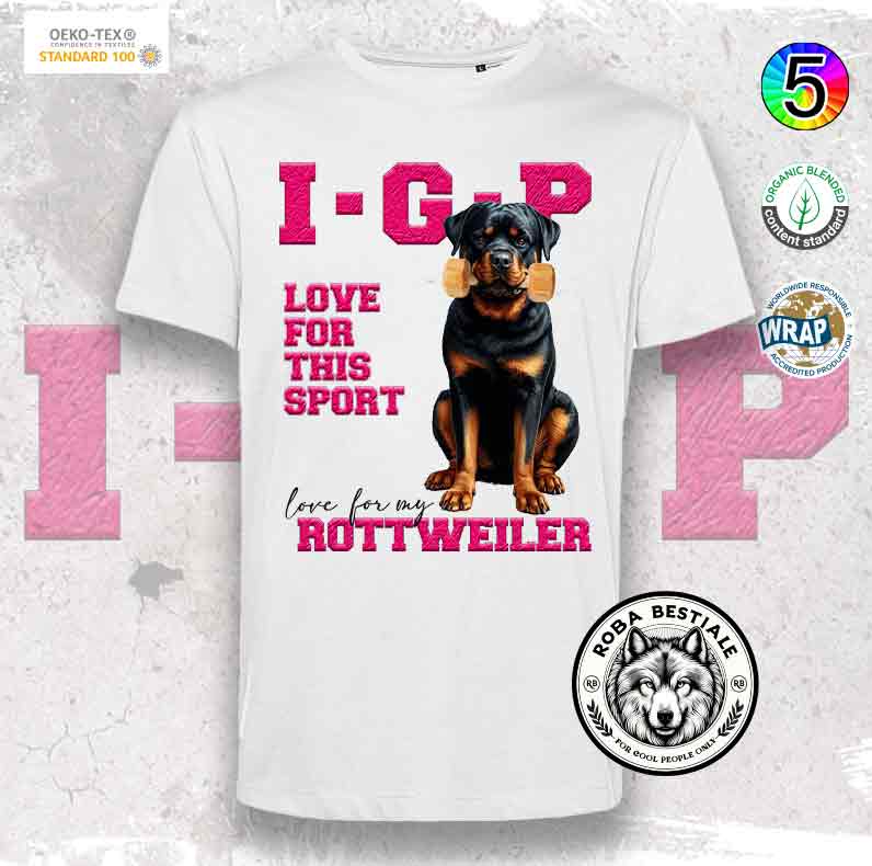 T-Shirt IGP LOVE - ROTTWEILER