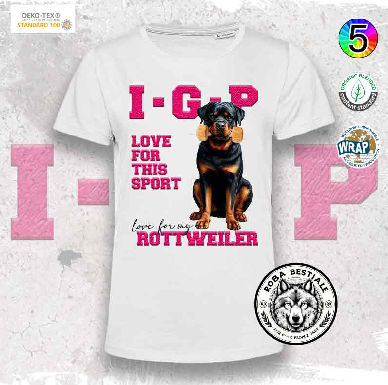T-Shirt IGP LOVE - ROTTWEILER