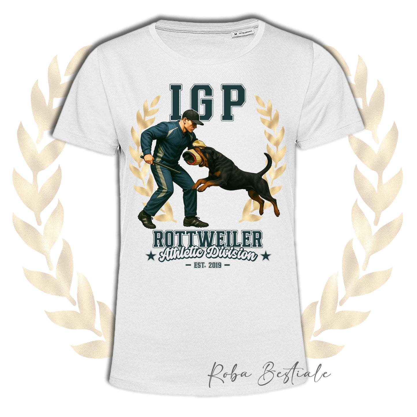 T-Shirt IGP ATTACK - ROTTWEILER - Uomo o Donna - dalla XS alla 5XL