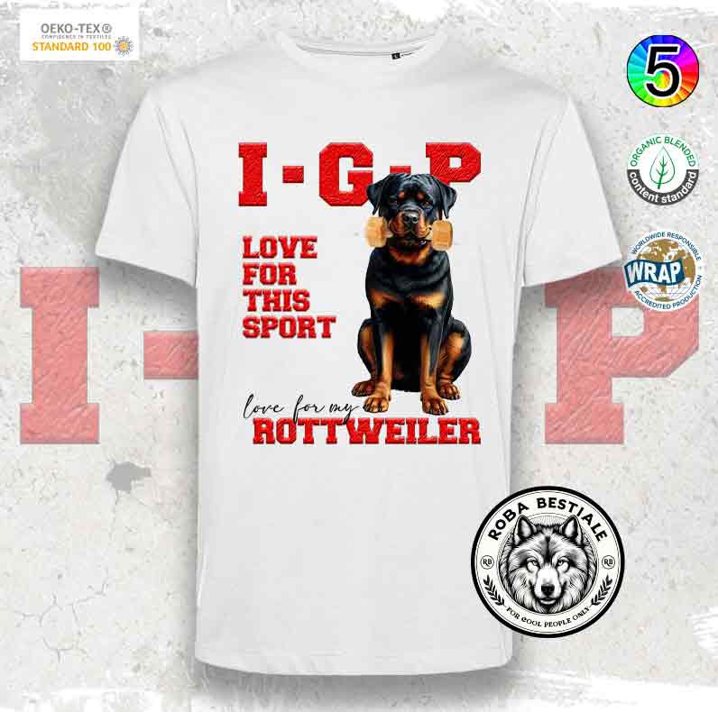 T-Shirt IGP LOVE - ROTTWEILER
