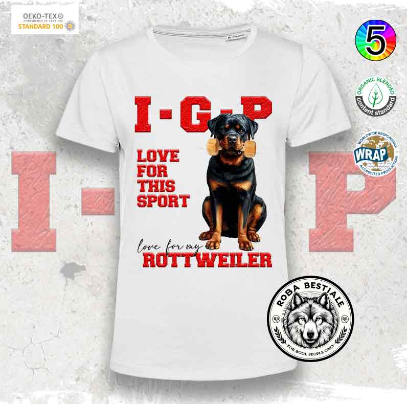 T-Shirt IGP LOVE - ROTTWEILER