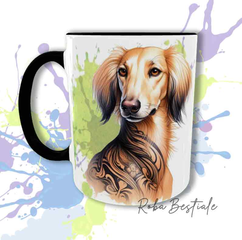 INKED SOUL Mug - SALUKI Fawn