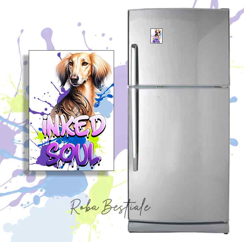Magnete INKED SOUL - SALUKI Fawn