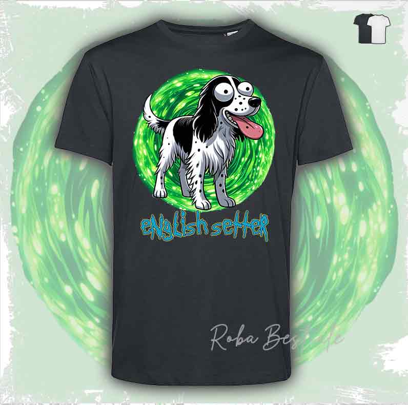 RICK & MORTY T-Shirt - AKITA INU Red