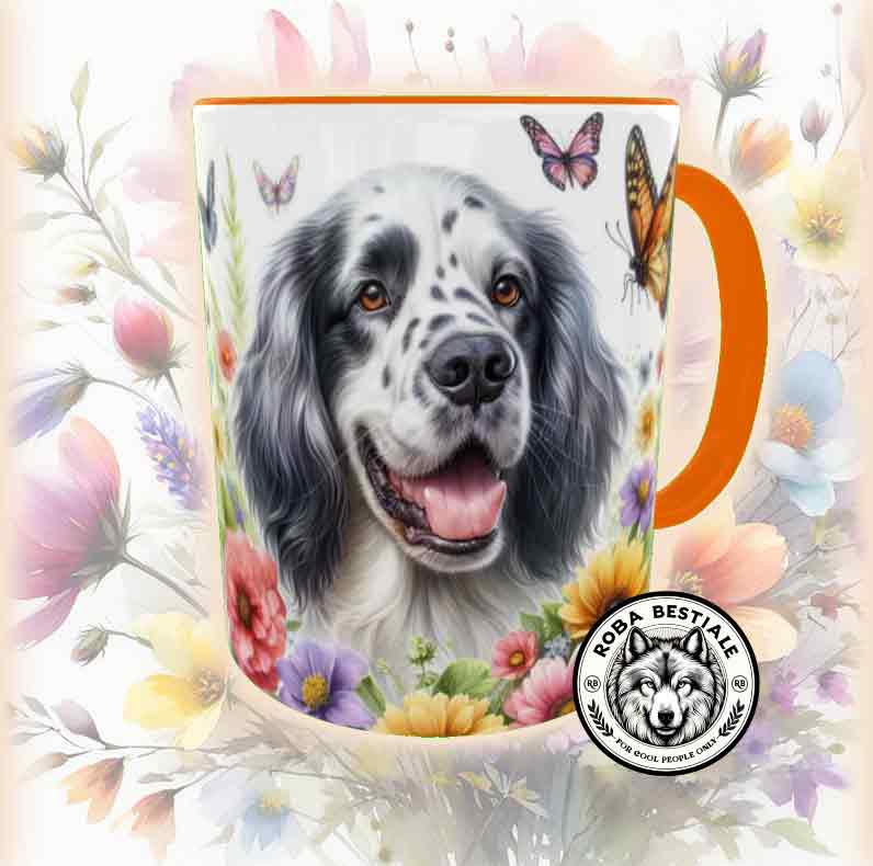 SPRING LOVE Mug - ENGLISH SETTER