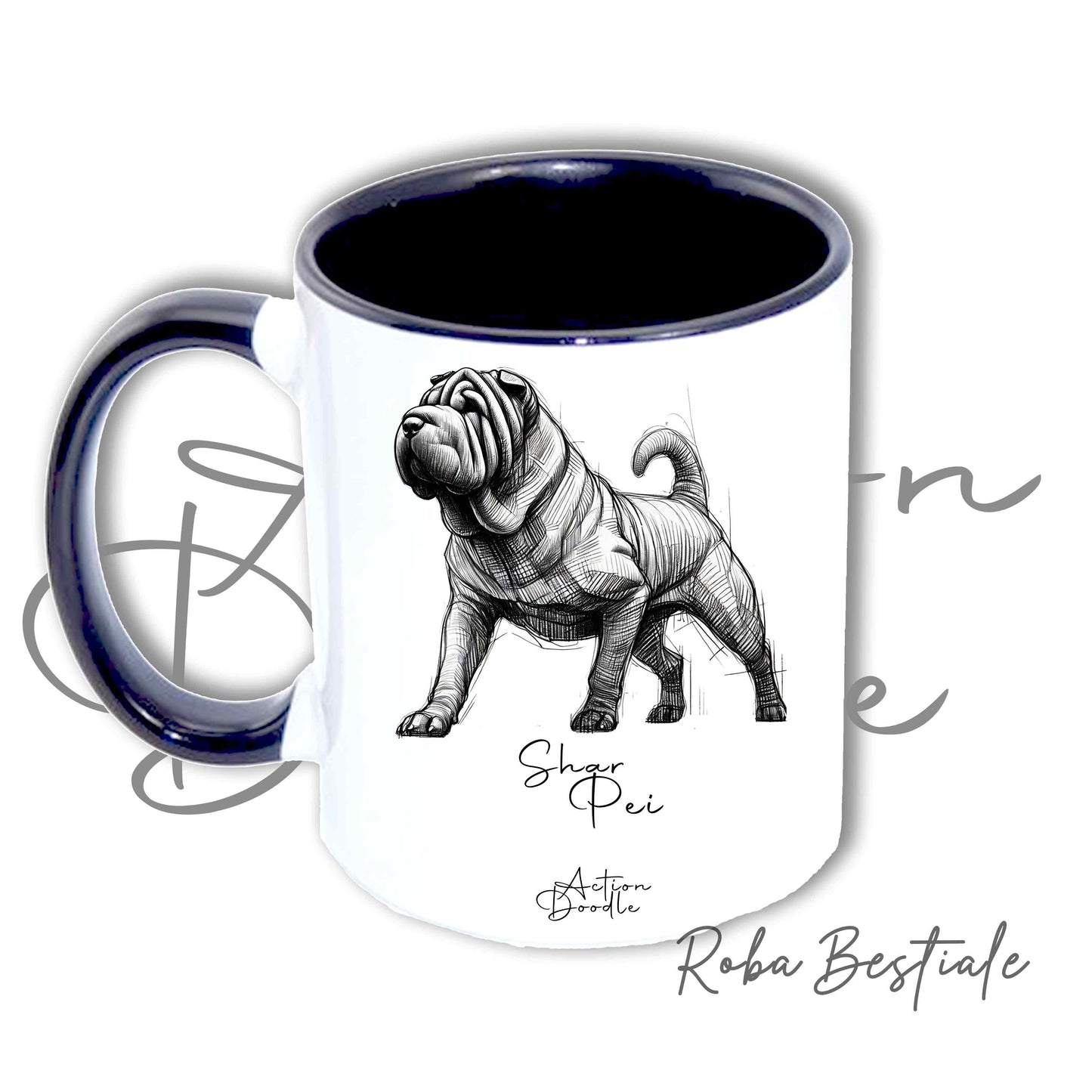 DOODLE mug - AMERICAN AKITA