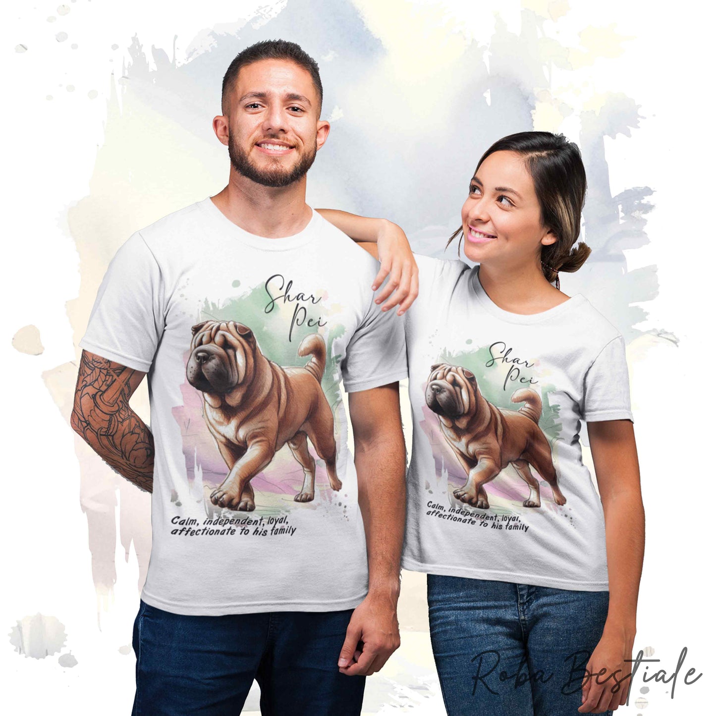 DOODLE T-Shirt - BOSTON TERRIER