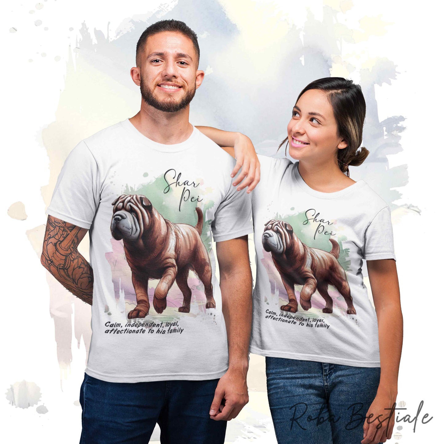 DOODLE T-Shirt - BOSTON TERRIER
