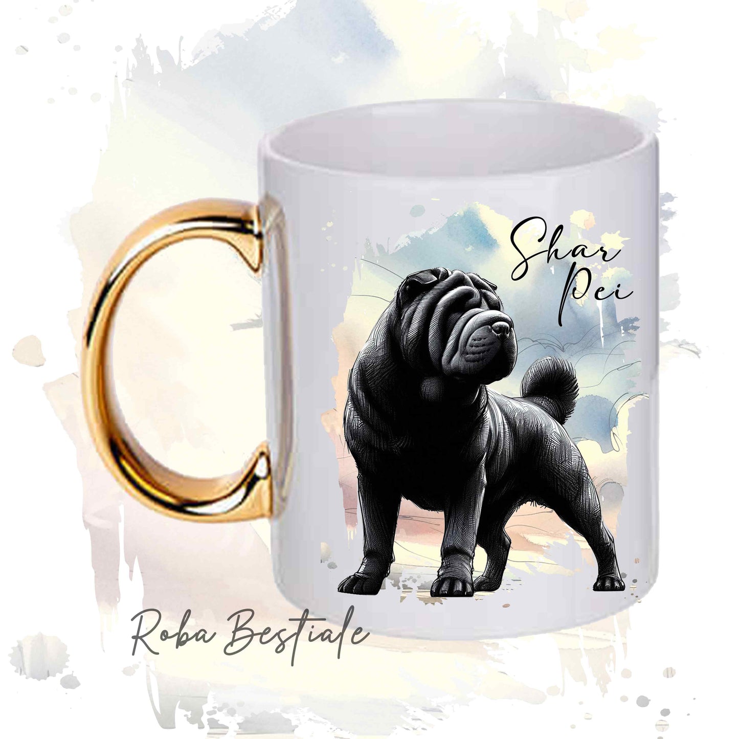 DOODLE mug - AMERICAN AKITA