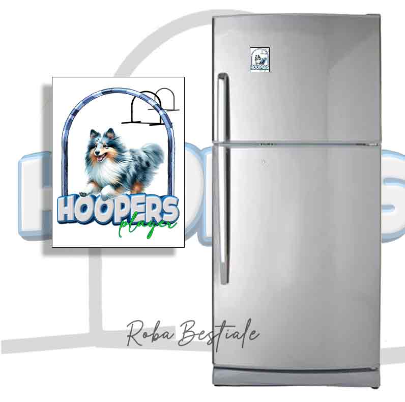 Magnete HOOPERS Player - SHETLAND SHEEPDOG Blue Merle