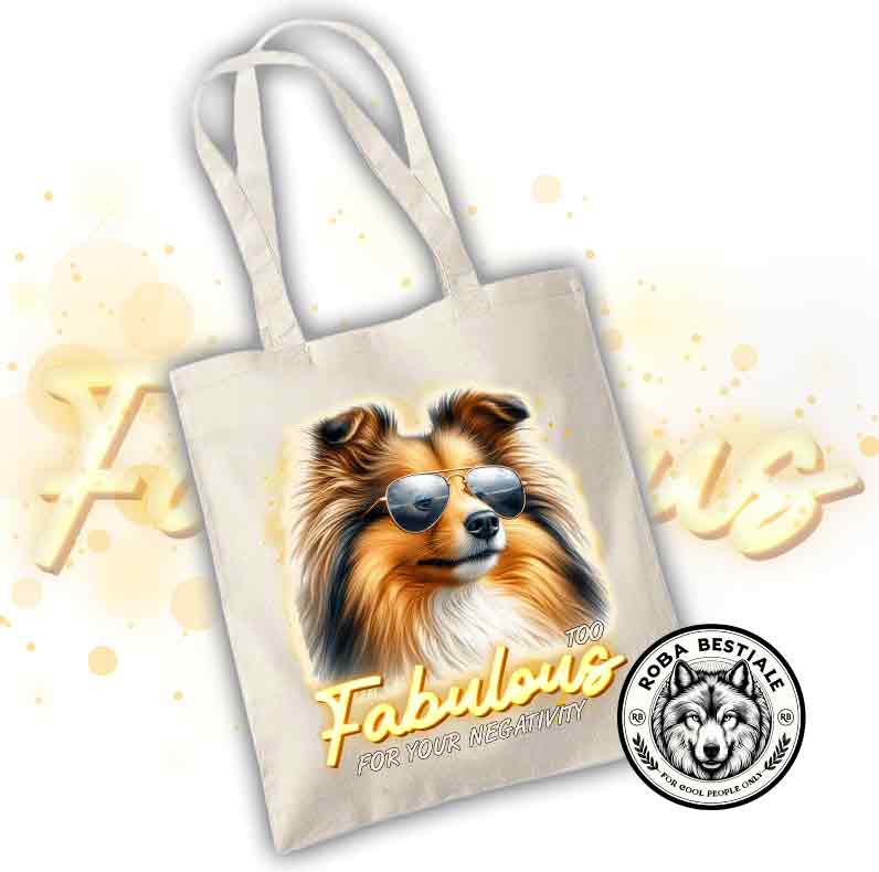 TOO FABULOUS Shopper - SHETLAND SHEEPDOG Sable