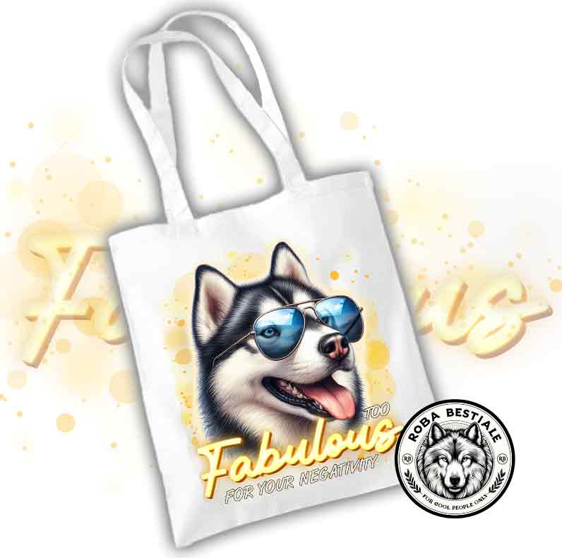 TOO FABULOUS Shopper - SIBERIAN HUSKY