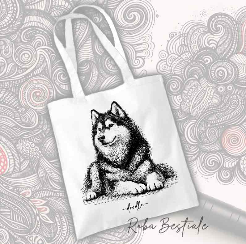 DOODLE Shopper - SIBERIAN HUSKY