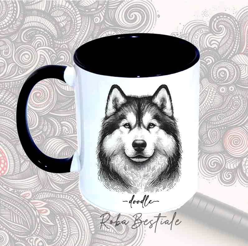 Tazza DOODLE - SIBERIAN HUSKY
