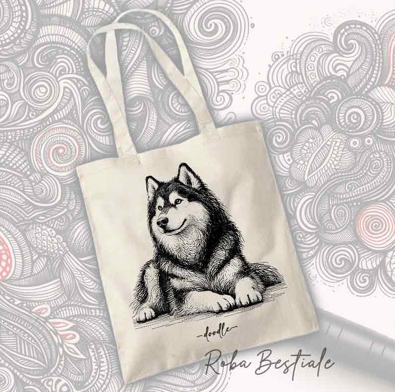 DOODLE Shopper - SIBERIAN HUSKY